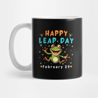 Happy Leap Day 2024 Funny Frog Lover FEB 29th Leap Year Mug